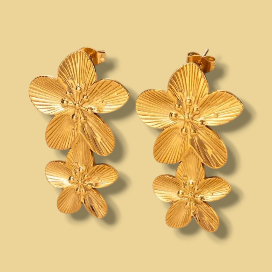 Aretes Flora – Freedom Vibes Jewelry