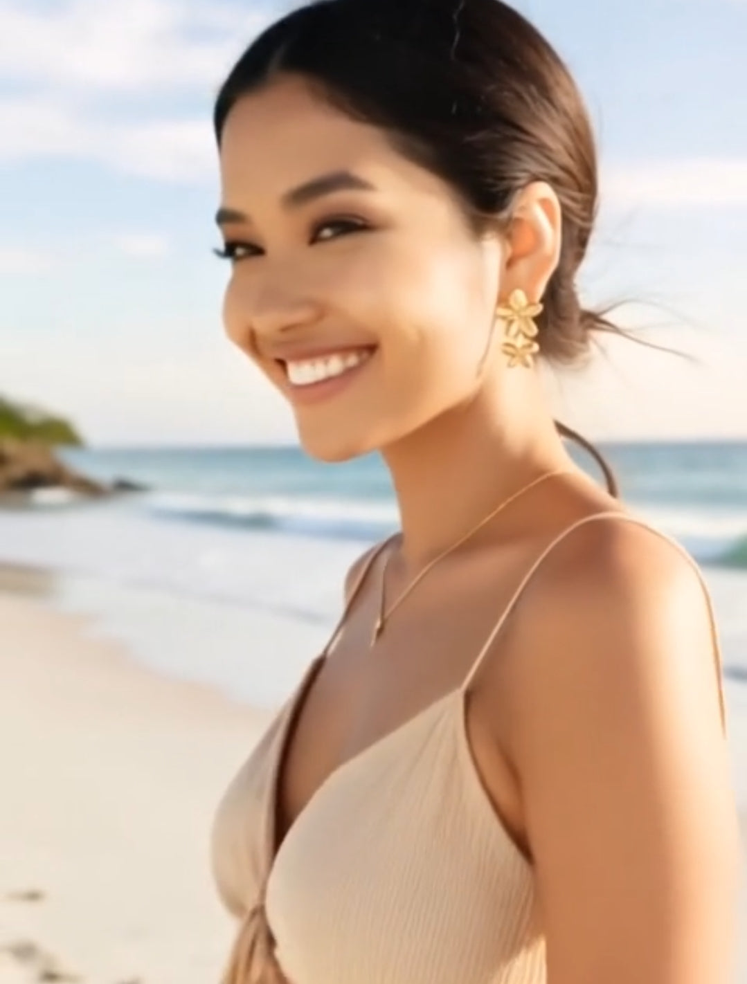 Aretes Flora – Freedom Vibes Jewelry