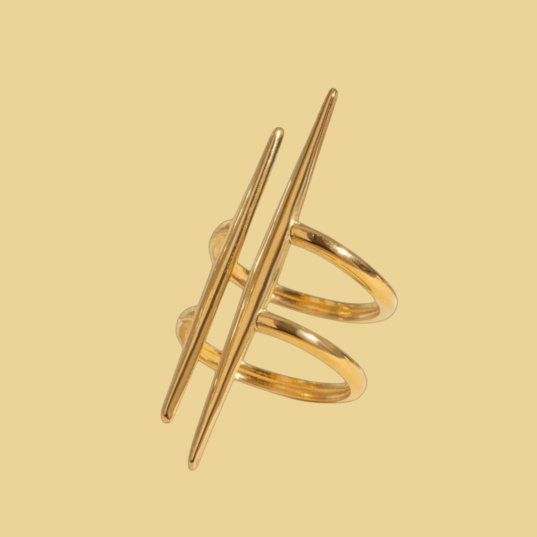 Anillo Bruna Doble Línea – Freedom Vibes