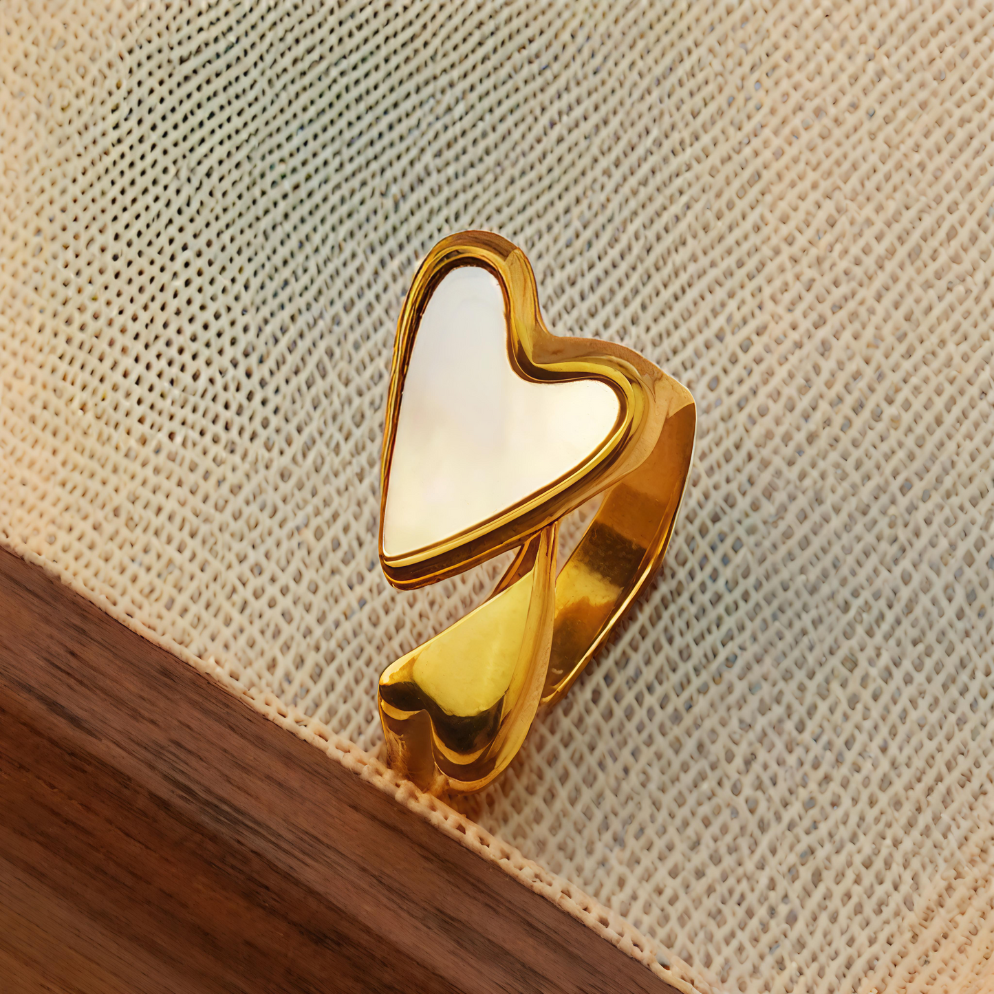 Anillo "Twin Heart" – Freedom Vibes Jewelry