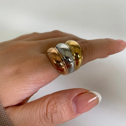 Anillo Araceli Tricolor – Freedom Vibes