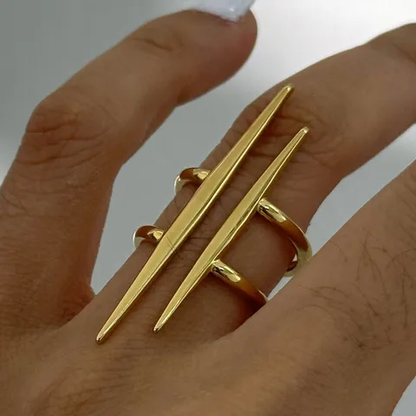 Anillo Bruna Doble Línea – Freedom Vibes