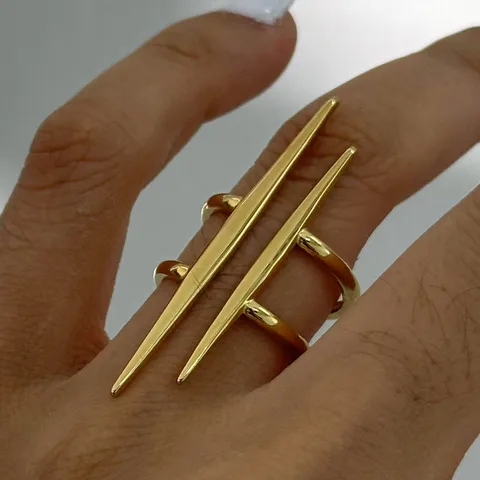 Anillo Bruna Doble Línea – Freedom Vibes