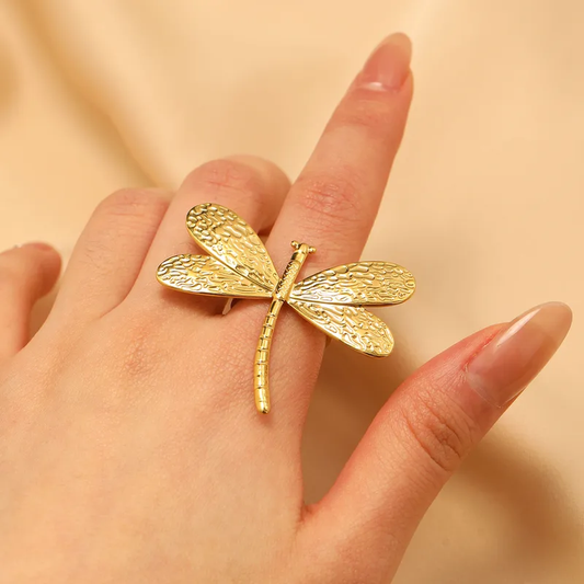 Anillo Libélula “Selene” – Freedom Vibes